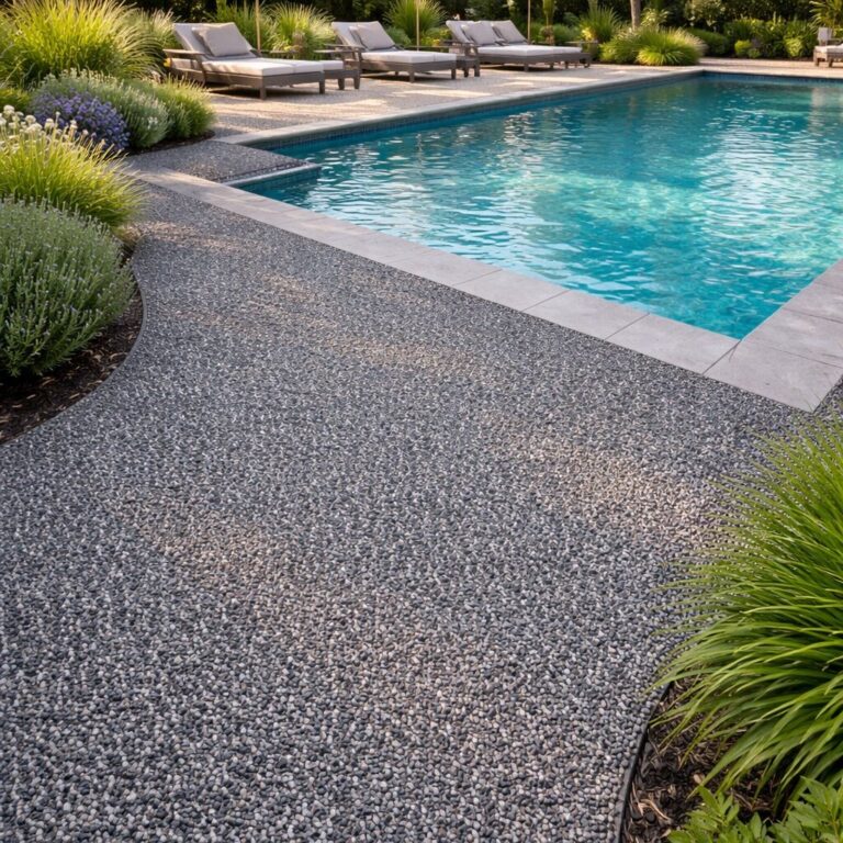 Resine ghiaia - lavoro realizzato da Ecoresina 3